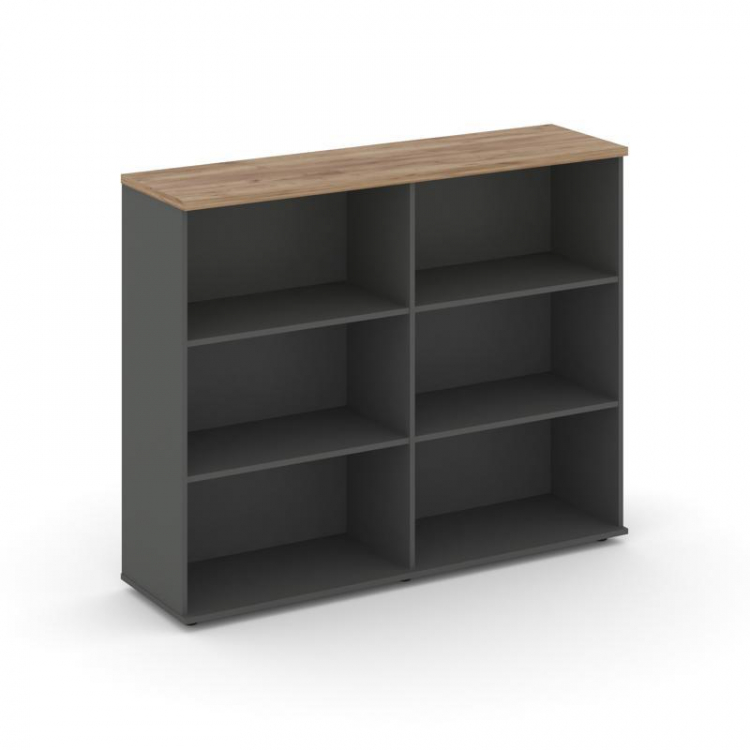 Style Project Тумба опорная/приставная SN.TOP-152 Антрацит/Дуб Табак 1432*400*1150