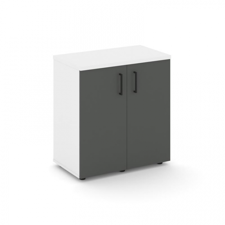 Style Project Тумба опорная/приставная SN.TOP-031 Белый/Белый/Антрацит/Черный Ручки 600*400*750