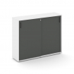 Style Project Тумба опорная/приставная SN.TOP-173 Белый/Белый/Антрацит/Черный Ручки 1632*400*1150