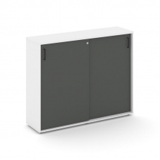 Style Project Тумба опорная/приставная SN.TOP-173 Белый/Белый/Антрацит/Черный Ручки 1632*400*1150