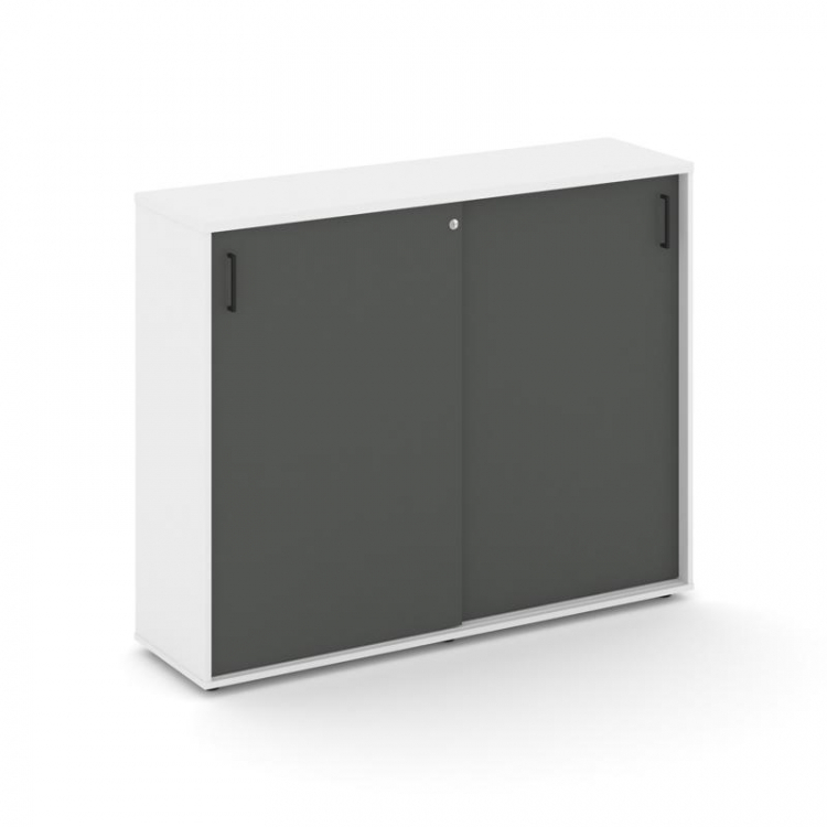 Style Project Тумба опорная/приставная SN.TOP-173 Белый/Белый/Антрацит/Черный Ручки 1632*400*1150