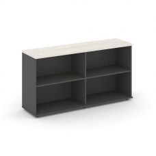 Style Project Тумба опорная/приставная SN.TOP-122 Антрацит/Дуб Наварра 1432*400*750