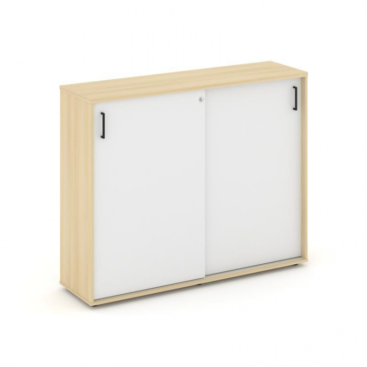 Style Project Тумба опорная/приставная SN.TOP-173 Акация Лорка/Белый/Черный Ручки 1632*400*1150