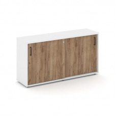 Style Project Тумба опорная/приставная SN.TOP-141 Белый/Белый/Дуб Табак/Черный Ручки 1232*400*750