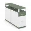 Concept Тумба двухсторонняя опорная/приставная 1 ящ.+1 распаш. фасад с надставкой. CN.DTGO-006 W Коб