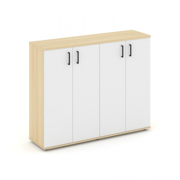 Style Project Тумба опорная/приставная SN.TOP-162 Акация Лорка/Белый/Черный Ручки 1432*400*1150