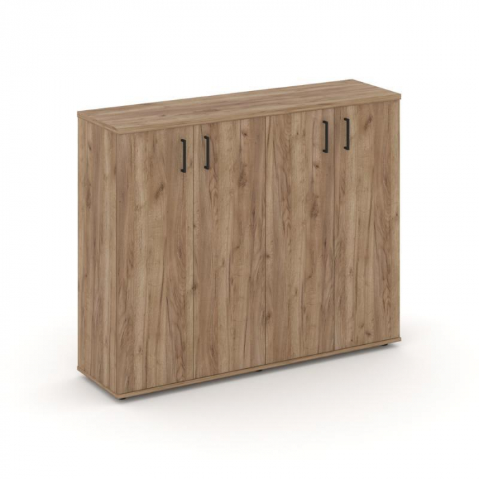 Style Project Тумба опорная/приставная SN.TOP-162 Дуб Табак/Черный Ручки 1432*400*1150