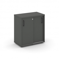 Style Project Тумба опорная/приставная SN.TOP-042 Антрацит/Черный Ручки 700*400*750