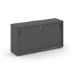Style Project Тумба опорная/приставная SN.TOP-142 Антрацит/Черный Ручки 1432*400*750