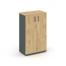 Style Project Тумба опорная/приставная SN.TOP-061 Антрацит/Тиквуд Светлый/Черный Ручки 600*400*1150