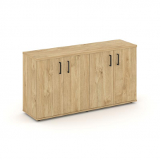 Style Project Тумба опорная/приставная SN.TOP-132 Тиквуд Светлый/Черный Ручки 1432*400*750