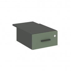 Concept Тумба с 1 ящ. CN.PT-003 A Кобо/Антрацит 347*573*169