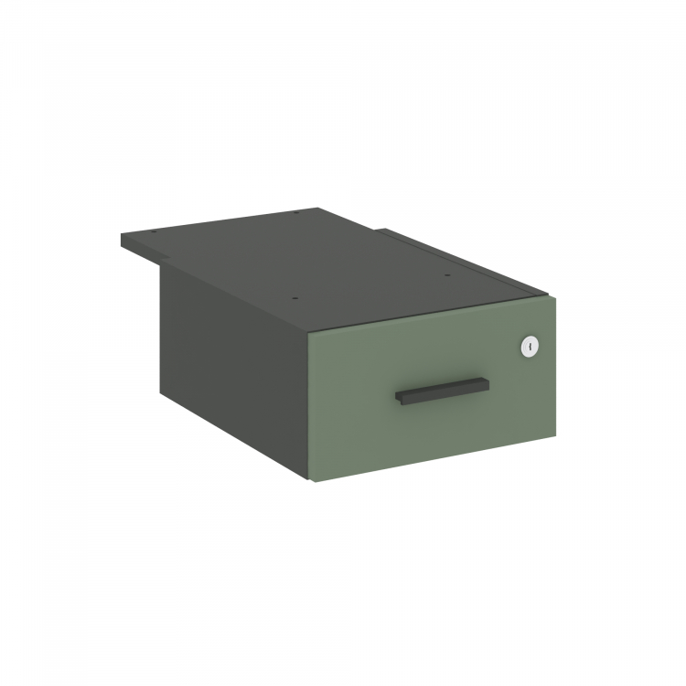 Concept Тумба с 1 ящ. CN.PT-003 A Кобо/Антрацит 347*573*169