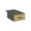 Concept Тумба с 1 ящ. CN.PT-003 A Дуб Винченцо/Антрацит 347*573*176