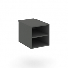 Style Project Подвесная тумба с двумя открытыми нишами SN.TP-012 Антрацит 343*491*352