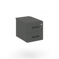 Style Project Тумба с 2 ящ. SN.TP-032 Антрацит/Черный Ручки 343*507*356