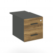 Concept Тумба с 2 ящ. CN.PT-004 A Сандал Янтарный/Антрацит 347*573*336
