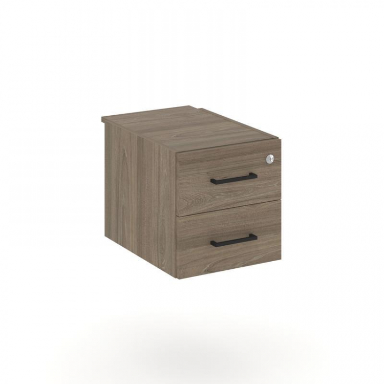 Style Project Тумба с 2 ящ. SN.TP-032 Вяз Благородный/Черный Ручки 343*507*356