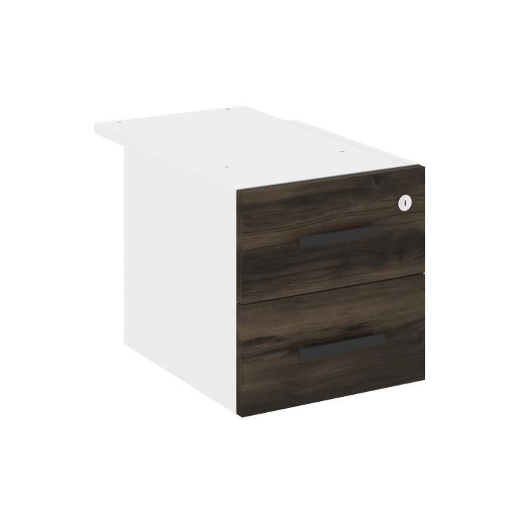 Concept Тумба с 2 ящ. CN.PT-004 B Дуб Мали/Белый Бриллиант 347*573*336
