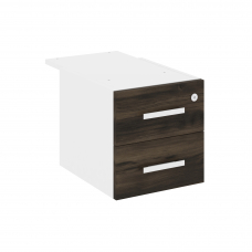 Concept Тумба с 2 ящ. CN.PT-004 W Дуб Мали/Белый Бриллиант 347*573*352