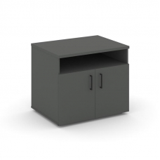 Style Project Тумба для оргтехники/сервисная SN.TS-001 Антрацит/Черный Ручки 796*600*680