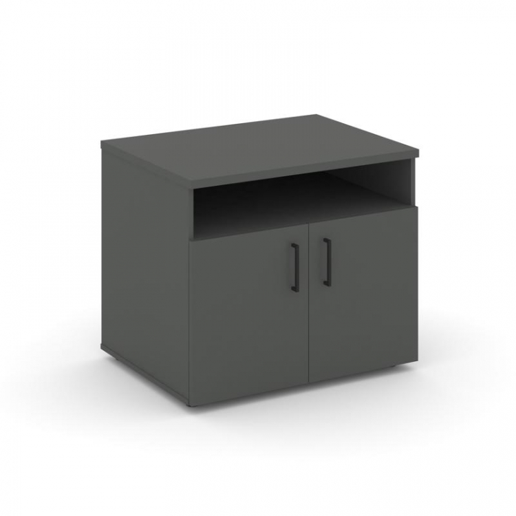 Style Project Тумба для оргтехники/сервисная SN.TS-001 Антрацит/Черный Ручки 796*600*680
