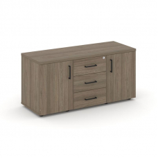 Style Project Тумба для оргтехники/сервисная SN.TS-002 Вяз Благородный/Черный Ручки 1206*460*576