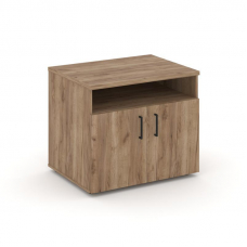 Style Project Тумба для оргтехники/сервисная SN.TS-001 Дуб Табак/Черный Ручки 796*600*680