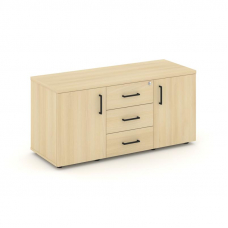 Style Project Тумба для оргтехники/сервисная SN.TS-002 Акация Лорка/Черный Ручки 1206*460*576