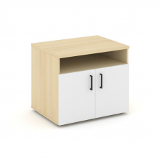 Style Project Тумба для оргтехники/сервисная SN.TS-001 Акация Лорка/Белый/Черный Ручки 796*600*680