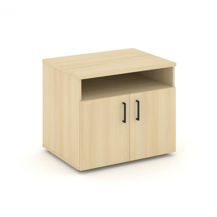 Style Project Тумба для оргтехники/сервисная SN.TS-001 Акация Лорка/Черный Ручки 796*600*680