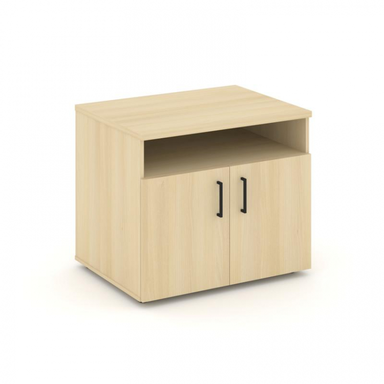 Style Project Тумба для оргтехники/сервисная SN.TS-001 Акация Лорка/Черный Ручки 796*600*680