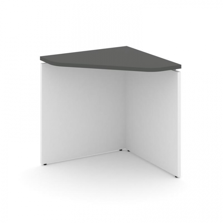 Style Project Угловой элемент стола SN-D.USP-021 Антрацит/Белый/Металл Белый 800*800*750