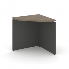 Style Project Угловой элемент стола SN-D.USP-001 Вяз Благородный/Антрацит/Металл Белый 600*600*750