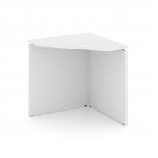 Style Project Угловой элемент стола SN-D.USP-021 Белый/Металл Черный 800*800*750