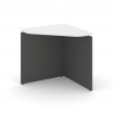 Style Project Угловой элемент стола SN-D.USP-001 Белый/Антрацит/Металл Антрацит 600*600*750