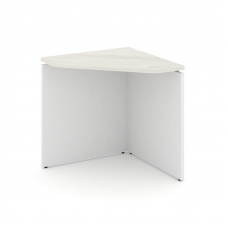 Style Project Угловой элемент стола SN-D.USP-011 Дуб Наварра/Белый/Металл Белый 700*700*750