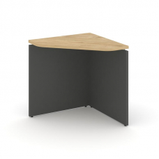 Стайл Проджект Угловой элемент стола SN-D.USP-001 Тиквуд Светлый/Антрацит NEW/Металл Антрацит 600*60