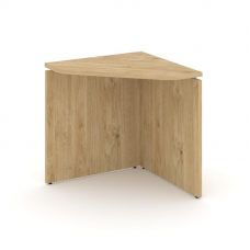 Style Project Угловой элемент стола SN-D.USP-021 Тиквуд Светлый/Металл Серый 800*800*750