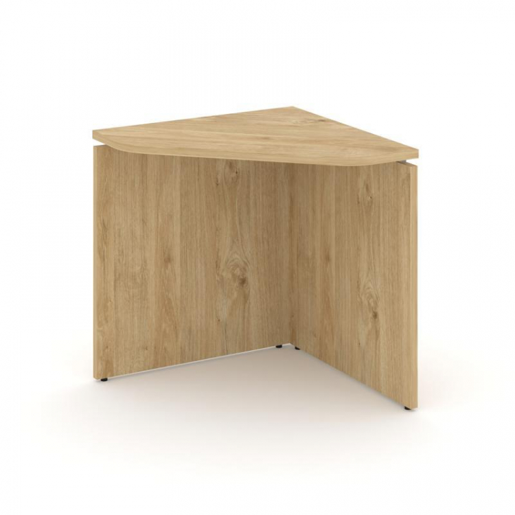 Style Project Угловой элемент стола SN-D.USP-021 Тиквуд Светлый/Металл Серый 800*800*750