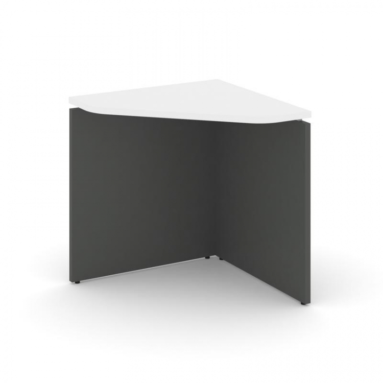 Style Project Угловой элемент стола SN-D.USP-021 Белый/Антрацит/Металл Белый 800*800*750
