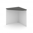 Style Project Угловой элемент стола SN-D.USP-021 Антрацит/Белый/Металл Антрацит 800*800*750