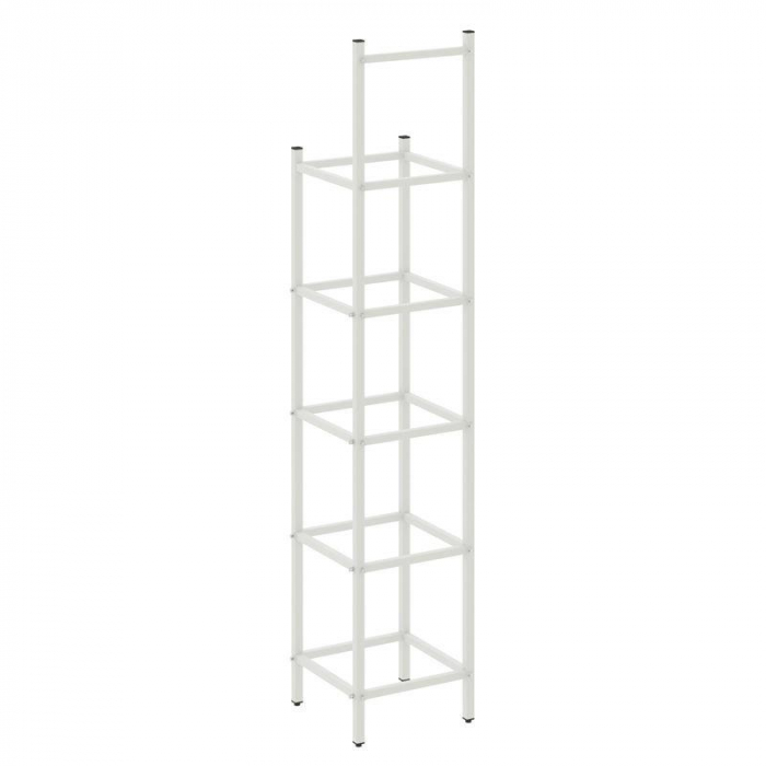 Лофт Угловой проходной переходной модуль VR.L-SL.UPK-3.4.5 Металл Белый 446*446*2280