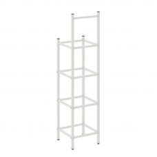 Loft Угловой проходной переходной модуль VR.L-SL.UPK-2.3.4 Металл Белый 446*446*1869