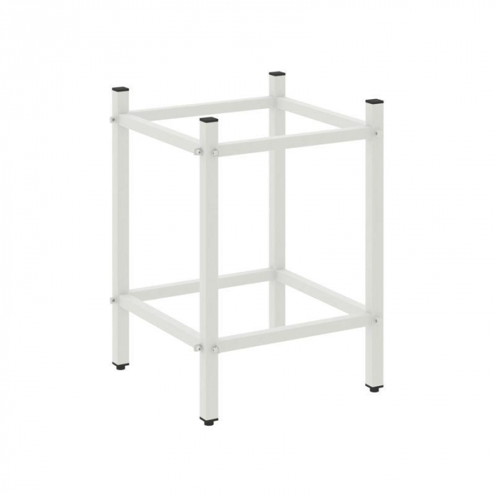 Лофт Угловой проходной модуль VR.L-SL.UPK-1.1.1 Металл Белый 446*446*636