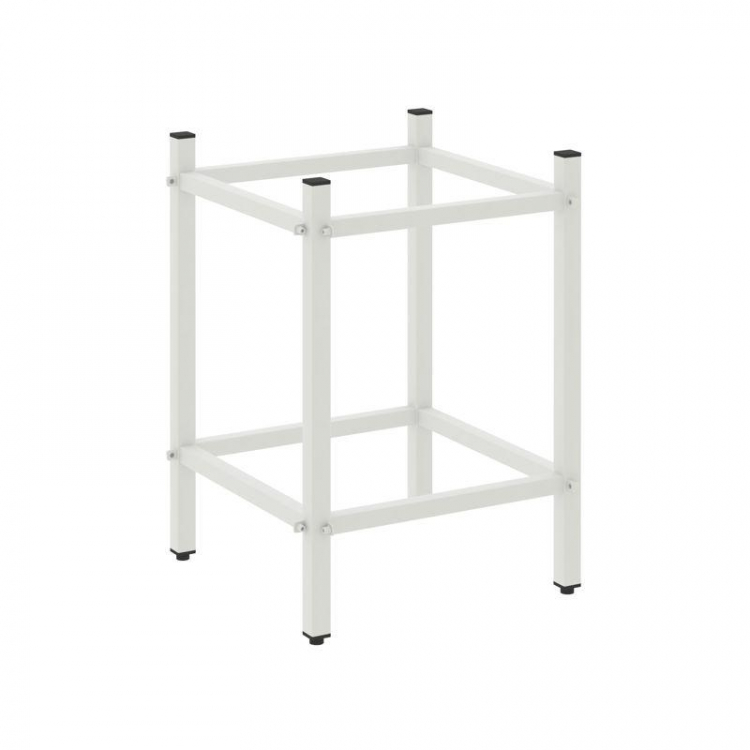 Loft Угловой проходной модуль VR.L-SL.UPK-1.1.1 Металл Белый 446*446*636