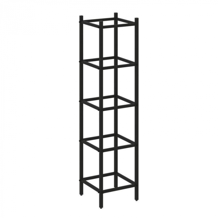 Loft Угловой проходной переходной модуль VR.L-SL.UPK-4.4.3 Металл Черный 446*446*1869