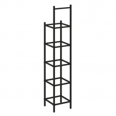 Loft Угловой проходной переходной модуль VR.L-SL.UPK-3.4.5 Металл Черный 446*446*2280