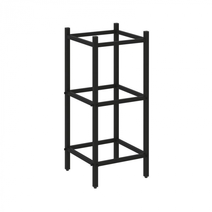 Лофт Угловой проходной переходной модуль VR.L-SL.UPK-1.2.1 Металл Черный 446*446*1047