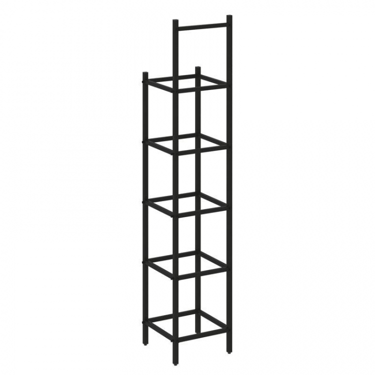 Loft Угловой проходной переходной модуль VR.L-SL.UPK-4.4.5 Металл Черный 446*446*2280